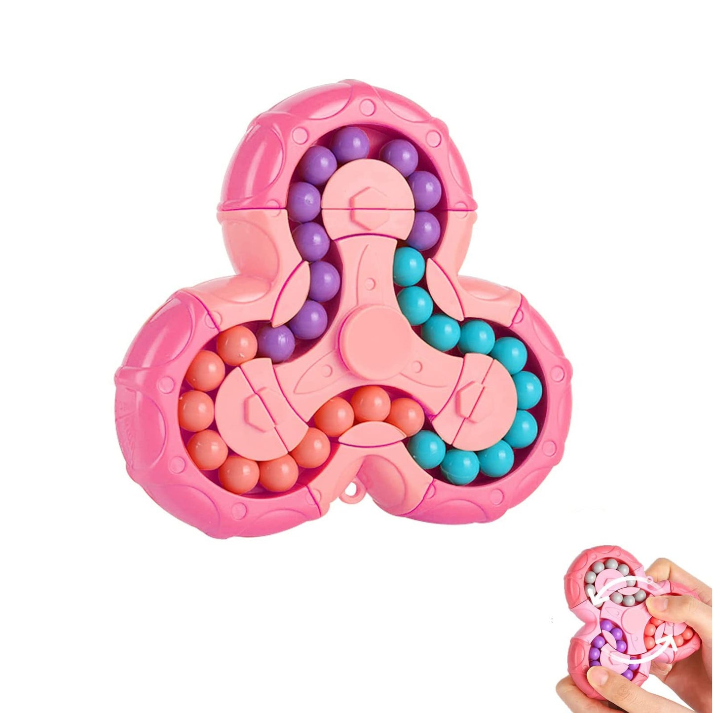 2-in-1 rotating fidget toy